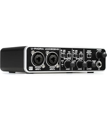 DTM・DAW Behringer U-phoria UMC404HD Behringer U-PHORIA UMC404HD audiofile 4 x 4, 24-bitowe/192